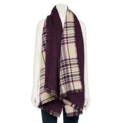 Women's Sonoma Goods For Life® Oblong Reversible Scarf -Sonoma Goods For Life Sales 2024 5731216 Purple