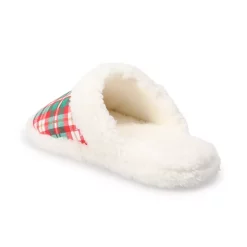 Women's Jammies For Your Families® Plaid Scruff Slippers -Sonoma Goods For Life Sales 2024 5743976 ALT2