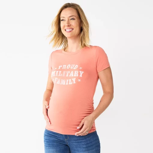 Maternity Sonoma Goods For Life® Short Sleeve Crewneck Tee -Sonoma Goods For Life Sales 2024 6003625