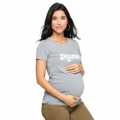 Maternity Sonoma Goods For Life® Fitted Crewneck Graphic Tee 18 Maternity Sonoma Goods For Life® Fitted Crewneck Graphic Tee -Sonoma Goods For Life Sales 2024 6120299 Gray Mama