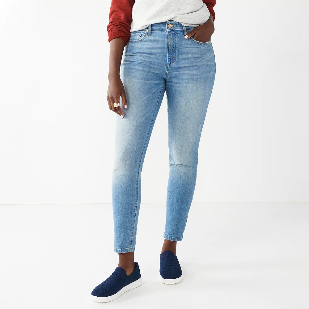 Women's Sonoma Goods For Life® Curvy High-Waisted Skinny Jeans 1 Women's Sonoma Goods For Life® Curvy High-Waisted Skinny Jeans