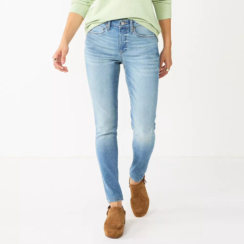 Women's Sonoma Goods For Life® Curvy High-Waisted Skinny Jeans 4 Women's Sonoma Goods For Life® Curvy High-Waisted Skinny Jeans - Image 4