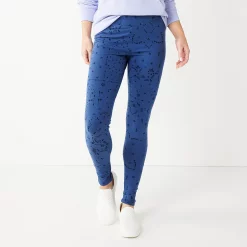 Women's Sonoma Goods For Life® Midrise Leggings -Sonoma Goods For Life Sales 2024 6120748 Navy Geo Floral